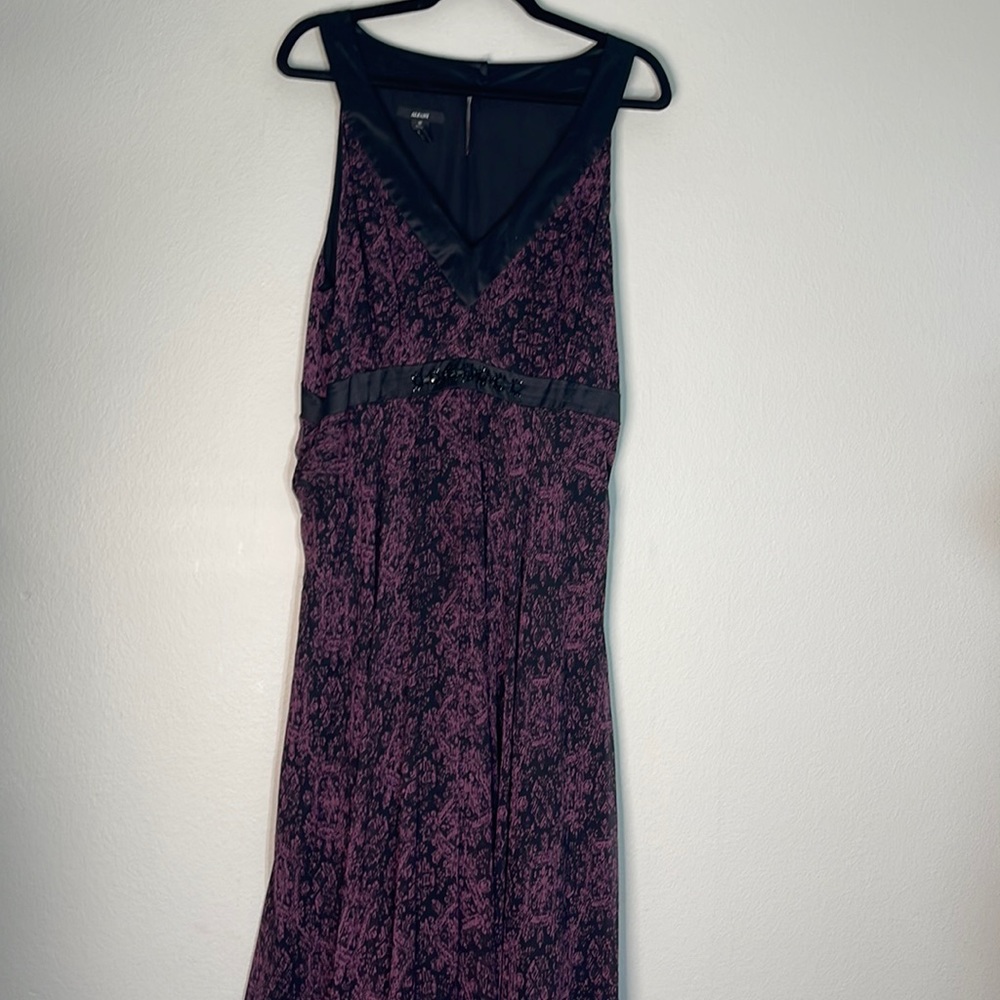 Beautiful for the Holidays - Alfani Silk Dress with bling. Size 16